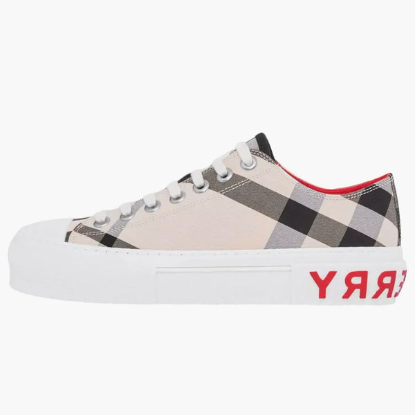 Burberry Gabardine Buttermilk White Red (women's)