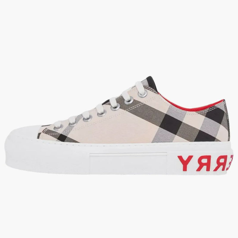 Burberry Gabardine Buttermilk White Red (women's)