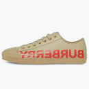 Burberry Gabardine Icon Stripe Logo Print Beige Red (Women's)