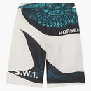 Burberry Graphic Print Shorts Ink Blue