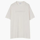 Tričko s krátkým rukávem Burberry Harriston Ivory/White