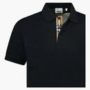 Burberry Hartford Check Placket Polo Black