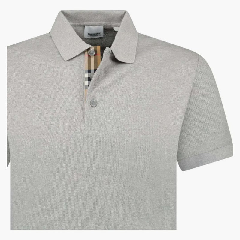 Burberry Hartford Controlla Placket Polo Grey
