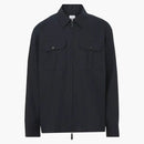 Burberry Hawes Cotton Zip Up Jacket Navy