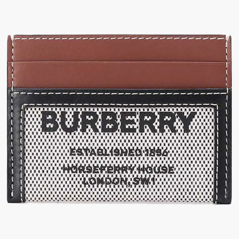 Burberry Horseferry Card Case Tan/black