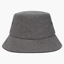 Burberry Horseferry Motif Bucket Hat Gray