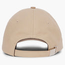 Burberry Horseferry Motif Cotton Baseball Cap Soft Fawn/Light Blue