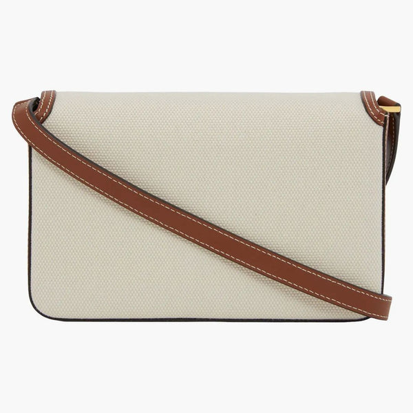 Burberry Horseferry Print Canvas och lädernot Bag Mini Natural/Tan