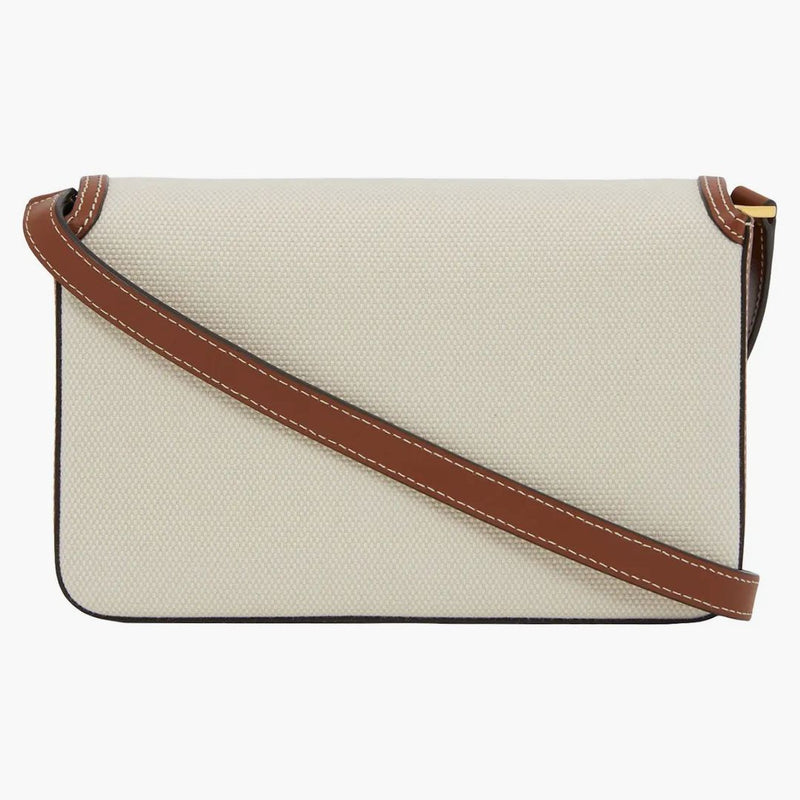 Burberry Horseferry Print Canvas och lädernot Bag Mini Natural/Tan