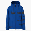 Burberry Horseferry Print Check Nylon Hooded Jacket Deep Royal Blue