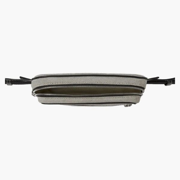 Burberry Horseferry Print Cotton Canvas Bum Bag Grå/svart