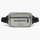 Burberry Horseferry Print Cotton Canvas Bum Bag Gray/Black