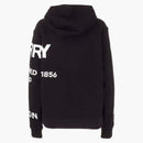 Burberry Horseferry estampado de algodón de gran tamaño sudadera con capucha con cordero