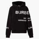 Burberry Horseferry estampado de algodón de gran tamaño sudadera con capucha con cordero