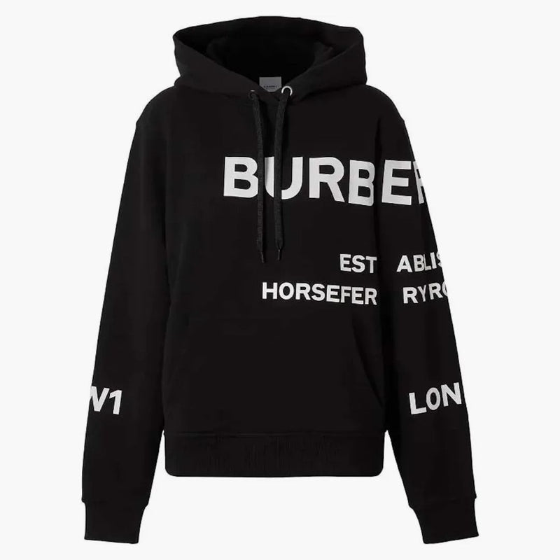 Burberry Horseferry Print Nadcezená bavlna šňůra černá černá