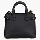 Burberry House Check Banner Mini Dead Bag Black