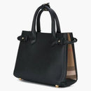 Burberry House Check Banner Small Dead Bag Black