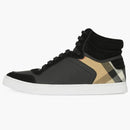 Burberry House Check High Top Sneakers Black Archive Beige
