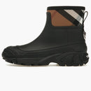 Burberry House Check Rain Boots Black Archive Beige (women's)