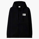 Logo Burberry Hove Print Zip Hoodie Black