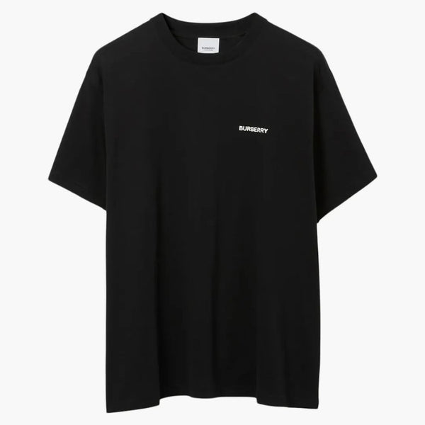 T-shirt di cotone con stampa gelato Burberry Nero