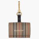 Burberry Icon Stripe E-Canvas Airpods Pro Case Archive Beige