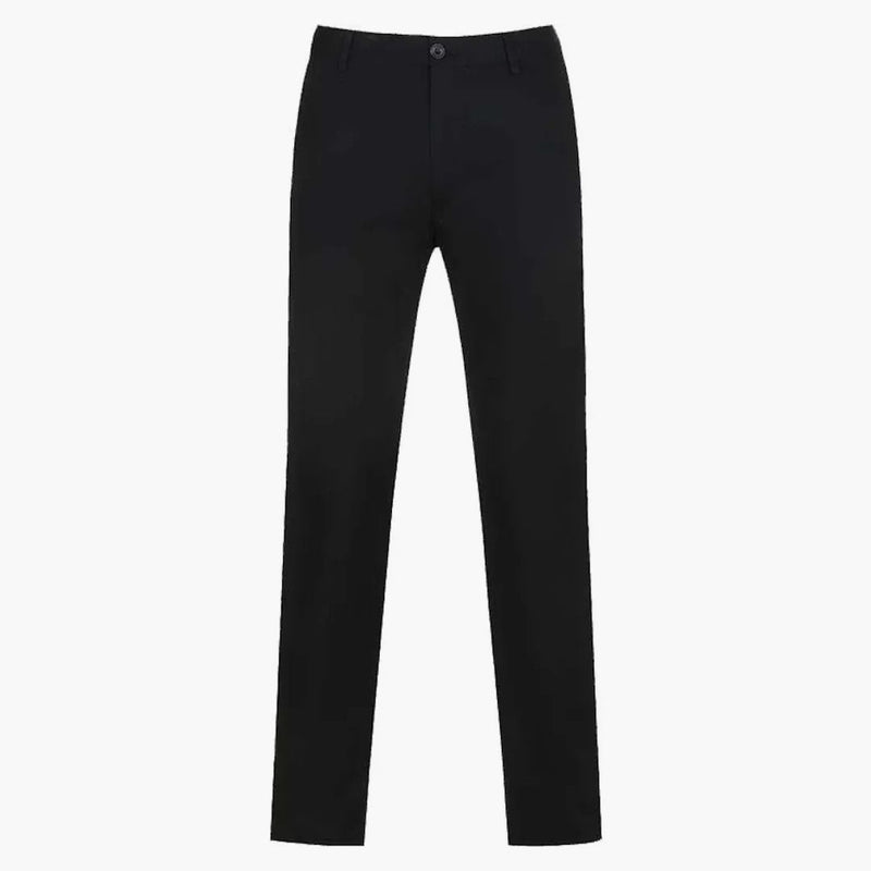 Burberry Icon Stripe Inside Detail Slim Fit Chinos Black