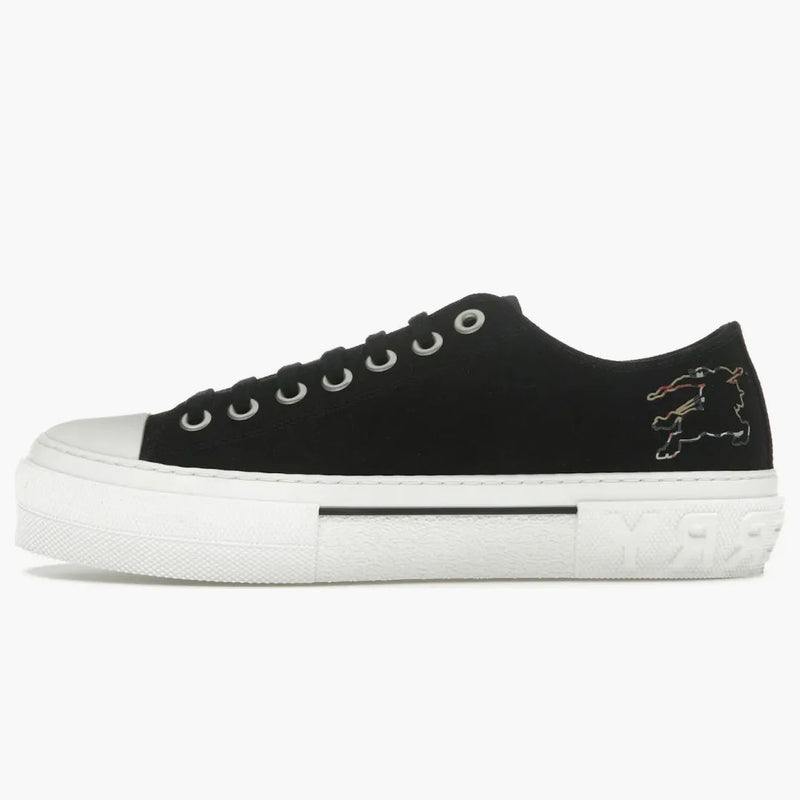 Burberry Jack Low Top Black Canvas