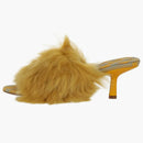 Burberry Jackie Shearling Mules Yellow (women's)