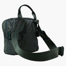 Burberry Jacquard Checked Cross Body Bag Green