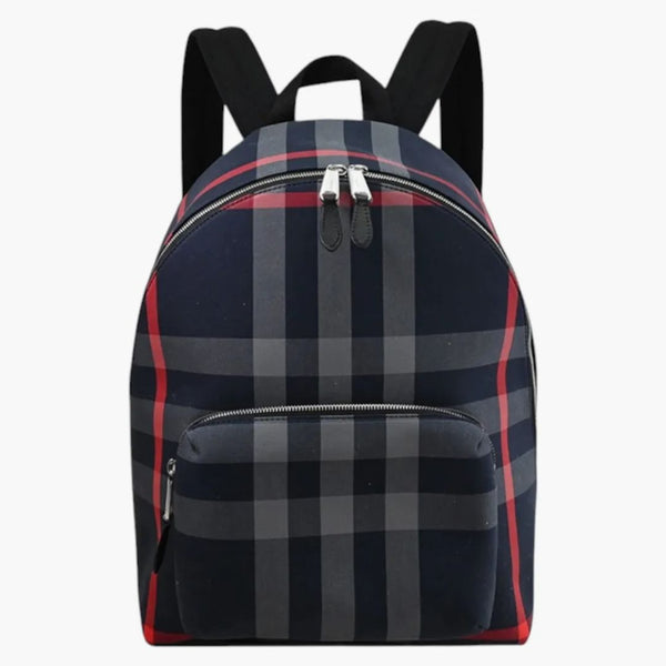 Burberry Jeff Check Backpack Navy/grey