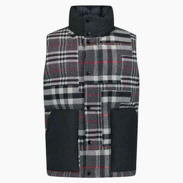 Burberry Kenwick Check Gilet Dark Gray