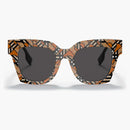 Burberry Kitty Sunglasses Orange/Black/White (40826281)