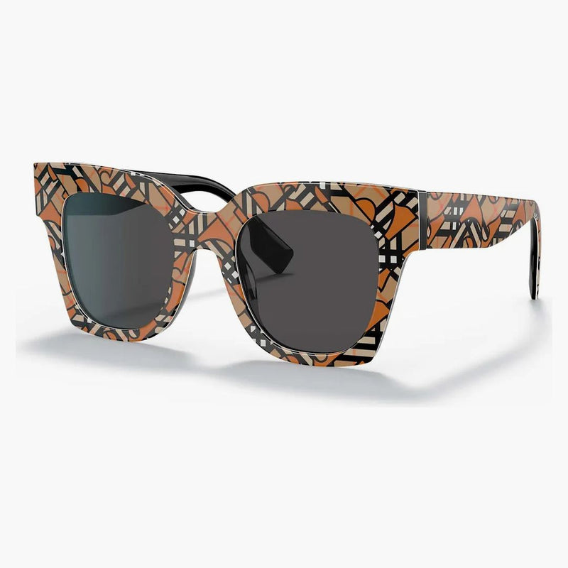 Burberry Kitty solglasögon orange/svart/vit (40826281)