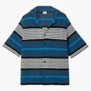 Burberry Knit V Neck Shirt Rich Navy