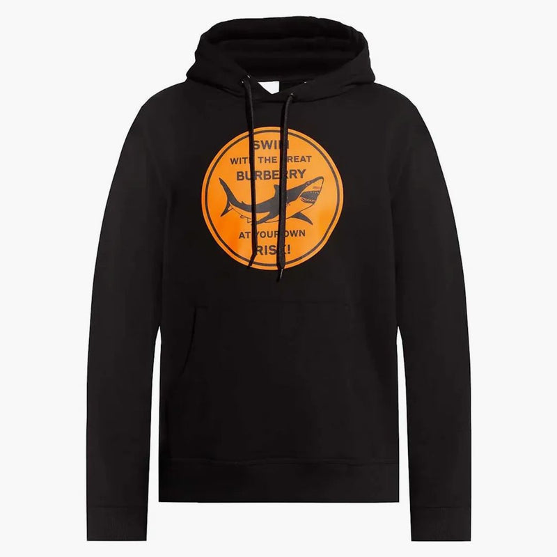 Hoodie Shark Shark Black/Orange Burberry Langston