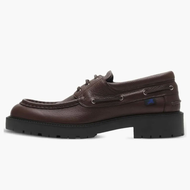 Burberry Leather Boat Shoe Log