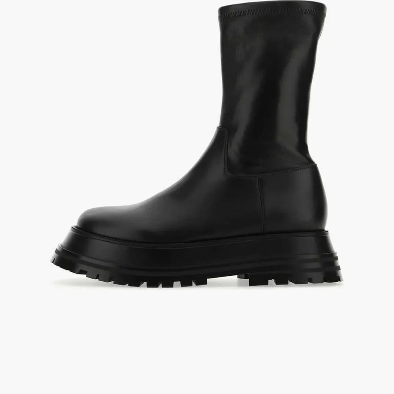 Burberry Leather Boots Black (women's)