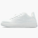 Burberry Leather Box Sneaker debilitada Equestrian Knight White