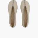 Burberry Leather Sadler Zip Ballerinas Soap (women's)