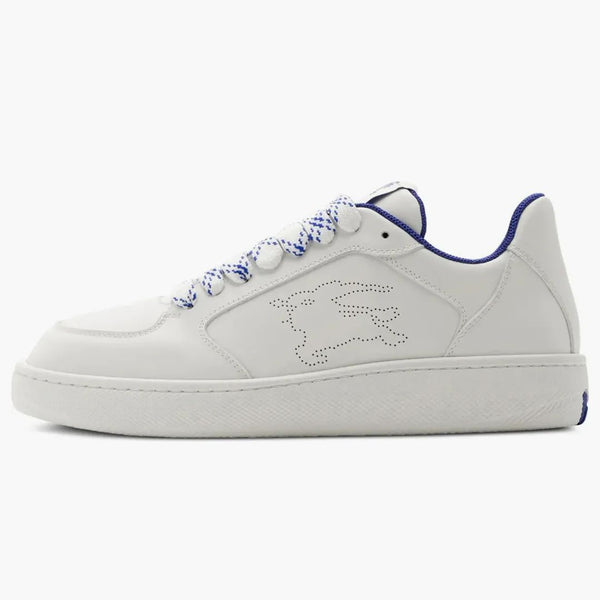 Burberry Leather Stock Sneaker Perforated Equestrian Knight White (women's)