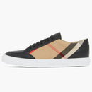 Burberry Leather Suede and House Check Sneakers Black Archive Beige Black White (Dámské)