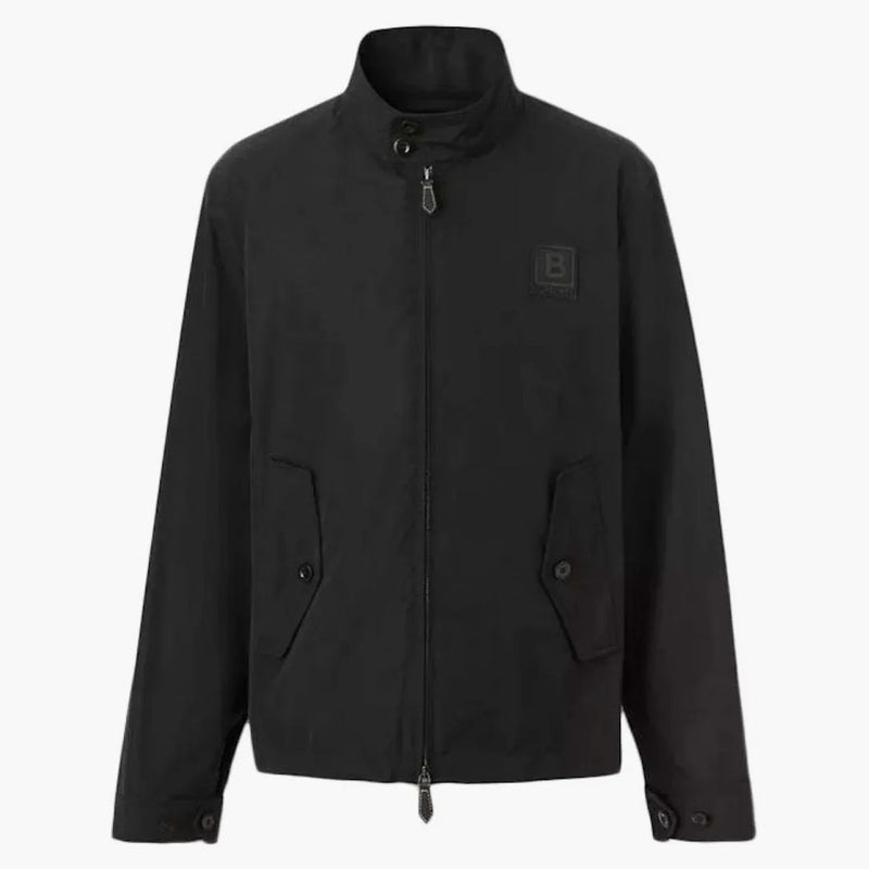 Bunda Burberry Letter Graphic Applique Harrington Black