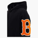 Burberry Letter Graphic Appliqué Hoodie Black