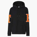 Burberry Letter Graphic Appliqué Hoodie Black