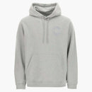 Burberry Letter Graphic Appliqué Hoodie Pale Gray Melange
