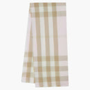 Burberry Lightweight Check Cashmere Scarf Alabaster