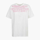 Burberry Location-print T-shirt White/pink