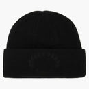 Burberry Logo Crest Embroidery Knitted Cashmere Beanie Black