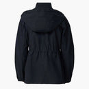 Burberry Logo Detail Hoooded Parka Navy